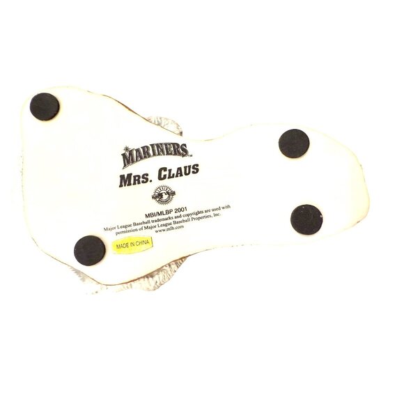 Christmas Seattle Mariners Mrs. Claus & Child Figurine - Picture 7 of 7